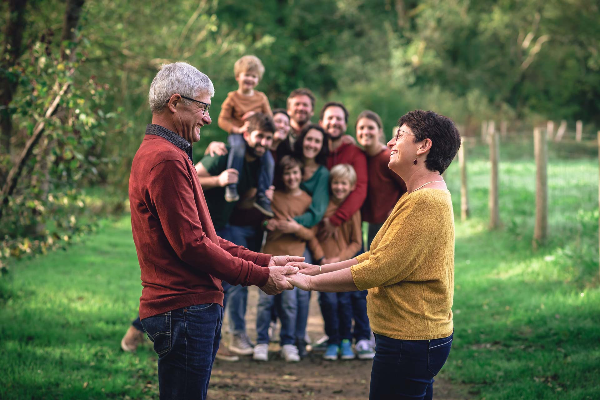 Séance photo en famille
